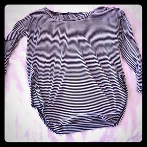 Black and white striped shirt